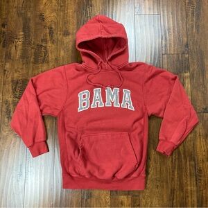 ALABAMA Women’s Hoodie Sweatshirt BAMA Red Pro-Weave MV SPORT XS